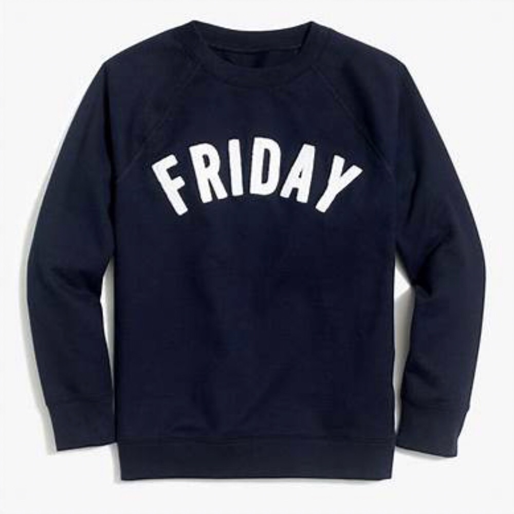 J. Crew “Friday” Crewneck Sweatshirt
